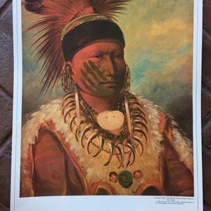 White Cloud head chief Iowa’s poster